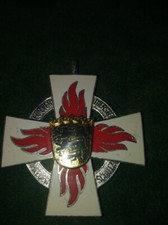 Baden Würtemberg Brandschutzehrenzeichen  silber Feuerwehr Orden