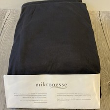 2er Set Mikroness Fleece Spannbetttuch Spannbettlaken 140x200cm schwarzbraun L3-