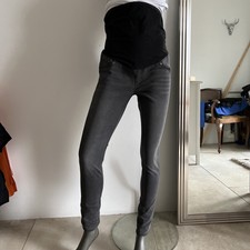 H&M Mama  Super skinny Jeans, grau, Gr. 40