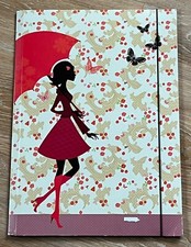Folia Bringmann 6922 Gummizugmappe/Sammelmappe A3 aus Karton mit Mädchenmotiv