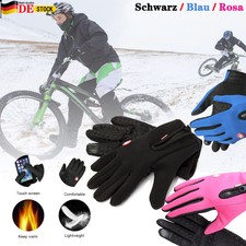 Winter Handschuhe Herren Damen Fahrradhandschuhe Touchscreen Thermo Wasserdicht 