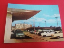 Alte DDR AK Halle Saale Architektur Hochstrase IFA Fahrzeuge Wartburg Trabant 