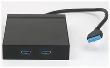 ASUS 3,5" Front Panel 2x USB 3.0 mit 19-pin Buchse für Mainboard Anschluss