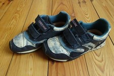 GEOX Respira Sneaker Halbschuhe blau blink Blinklicht Gr. 32