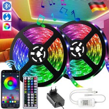 LED Stripe RGB Leiste Streifen Bluetooth Strip Band Leuchte Lichterkette 10m-30m