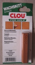 Wachskitt, Reperaturwachs, zum Auskitten kleiner Holzschäden, Kirschbaum