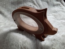 SPARDOSE 2 in 1 BILDERRAHMEN HOLZ SPARSCHWEIN SPAREN GELD GESCHENK FOTORAHMEN