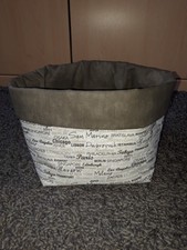 brotkorb stoff neu *handmade* braun/beige/weiß