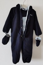 ♥️ Winter Overall Gr. 86/92 Kapuze Schneeanzug Skianzug Baby Kinder Junge Blau 