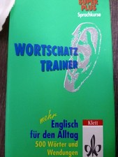 KLETT ⭐️ WORTSCHATZ TRAINER Sprachkurs Englisch für den Alltag 2 Audio Kassetten