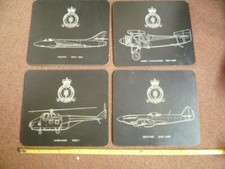 Militär 1960er Jahre RAF LEUCHARS ROYAL AIR FORCE STATION PLATZMATTEN 223/198 mm