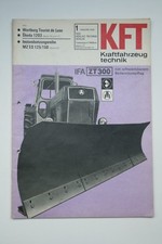 KFT Kraftfahrzeugtechnik 1/1969 Wolga GAS 24,Transporter Skoda 1203,Wartburg Tou