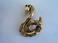 Pierre Lang Anstecknadel Brosche Schlange