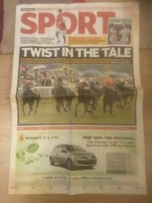 Der Beobachter Sport Zeitung 24th Juni 2007-Royal Ascot Soldaten Geschichte Jubilee
