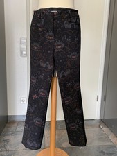 Cambio Hose Gr. 36 schwarz mit grau braunem Muster (kaum getragen)