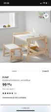 IKEA FLISAT Kinderschreibtisch Mit Stuhl, Verstellbar