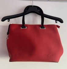 NEU Lacoste Tasche Rot  Schwarz Textil H 26 B 39 T 13 Shopper Original 