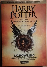 Harry Potter  und das verwunschene Kind Teil eins und zwei J.K.Rowling Gebunden