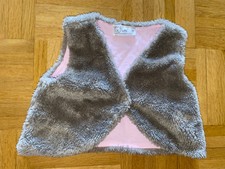 Mädchen Weste Kunstpelz Weste Pelzweste Bolero Gr.74 BABY