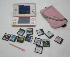 Nintendo DS Lite rosa Spielepaket ohne Ladegerät