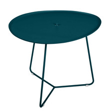 Fermob Cocotte niedriger Tisch Couchtisch Sofatisch Acapulcoblau SIEHE FOTOS