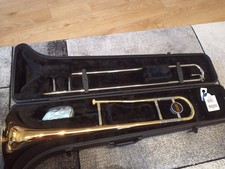 Jupiter-432RL Jazzposaune,neuwertig,Goldmessing,Neusilber Züge.