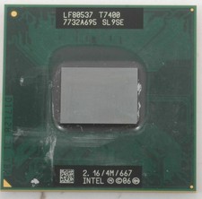 Intel Core 2 Duo T7400 2.16 GHZ Dual-Core (LF80537GF0484M) Prozessor L