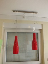  Hängeleuchte / HUFNAGEL "BOTTLE" / Pendelleuchte Rot / Lampe / letzte Leuchte 