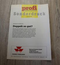 Original Massey Ferguson Sonderdruck profi Magazin für Agrartechnik