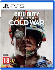 Call of Duty Black Ops Kalten Krieg ps5 Spiel Open Box Disk & Inhalt unbenutzt