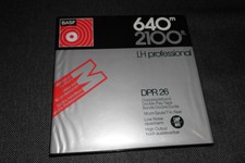 1x BASF Tonband DPR26 LH professional HiFi Tape 18cm ALU-Spule, Akai, NEU in OVP