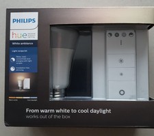 PHILIPS Hue White E27 Wireless Dimming Bluetooth Starter Kit weiß