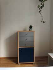 Kommode Schlafzimmer, 3 Schubladen, 1 Schranktür, (Spanplatte) halbes Jahr alt