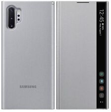 Original Samsung Clear View Cover Galaxy Note 10+ Schutzhülle Silber -NEU- 06