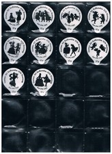 KRD CH PS  Gurtner Scherenschnitte silbern gestanzte Folie