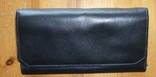 Kellnergeldbörse   Leder   schwarz    Portmonee  Geldbörse