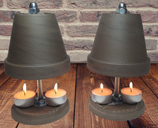 2 Stück Teelichtofen Ø11 cm Teelichtheizung Tischkamin Notofen Kerze Heizung 