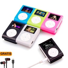  Mini MP3 Player LCD Display mit Clip MP3 Sport Musik Audio Zubehörpaket TOP