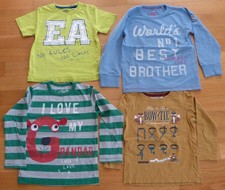 Tolles 4er Set aus Shirts für Jungs in Gr. 116: Eat Ants, NEXT, EARTHBOUND