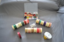 25tlg. Set mit Geschenkbändern in verschiedenen Farben & Breiten