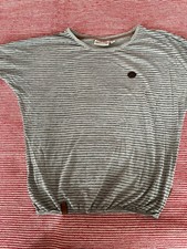 Naketano Langarmshirt Gr. XS grau gestreift - sehr guter gebrauchter Zustand
