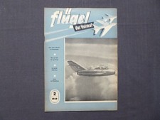 Flügel der Heimat, DDR Zeitschrift der GST 8.Jhg.1959, Nr.2, Flugzeuge Luftfahrt