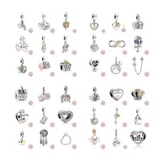 Charm Anhänger Herz Familie Liebe Freunde Geschenk 925Silber für Pandora Armband