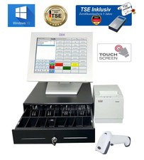 EINZELHANDEL TOUCH COMPUTERKASSE+SCANNER+BONDRUCKER SOFT POSProm TSE KONFORM