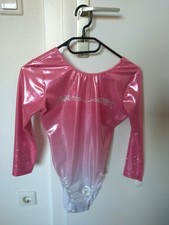 rosa Turnanzug langarm, Wettkampfsanzug Größe 38 Sonderanfertigung