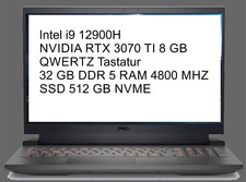 Dell Laptop G15 Gaming. Spitzenklasse, das neueste Modell. Intel i9 12900H.