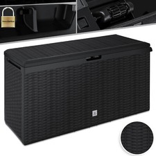 RETOURE Auflagenbox Kunststoff Kissenbox 290L Gerätetruhe Kiste Gartentruhe box
