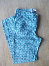 Hose Heine türkis blau gemustert edel Business top Gr.  38