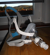 *ResMed Air Fit F20* Full Face Maske Gr.L-inkl.Kopfband und Kniestück-NEU