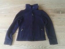 Bench Fleece Jacke 140/146 lila 9-10 Jahre Funnel-Neck, Daumenlöcher